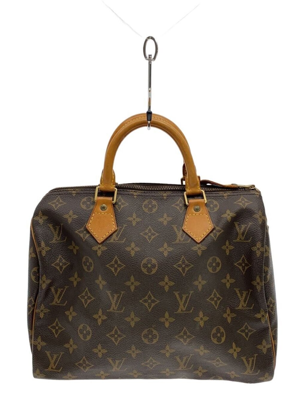 LOUIS VUITTON Speedy Canvas Brown